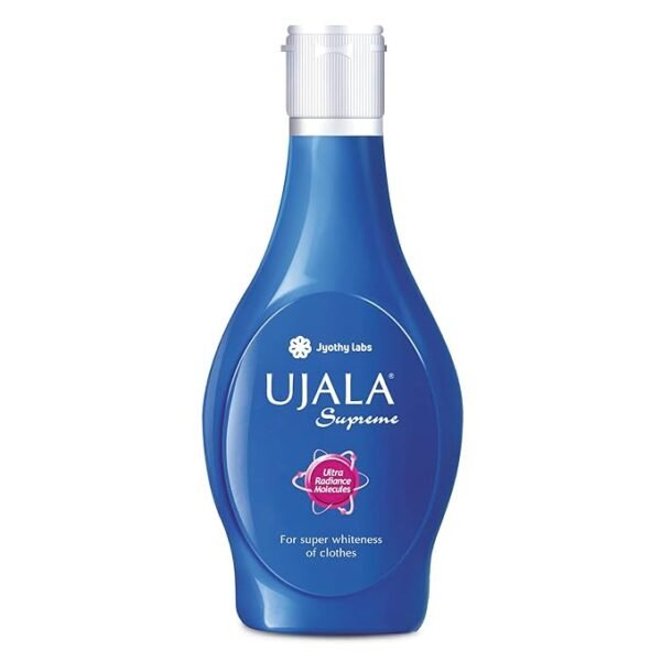 Ujala Supreme Liquid Fabric Whitener - 250ml | Superior Whiteness for Clothes | Enriched with Advanced Whitening Technology - Ultra Radiance Modecules | Trusted Whitening Solution