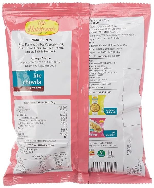 Haldiram's Lite Chiwda, 200g - Image 2