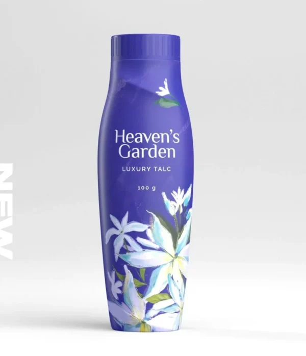 Jasmin Heavens Garden Luxury Talcum Powder, Packaging Type: Bottle, Packaging Size: 100 gm