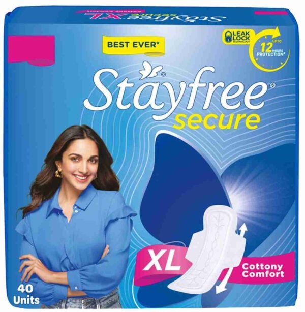 Stayfree Secure size XL 40 pads