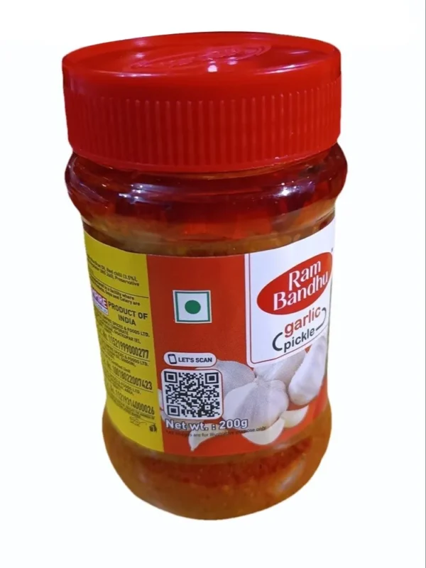 Ram bandhu garlic pickle 200g - Image 2