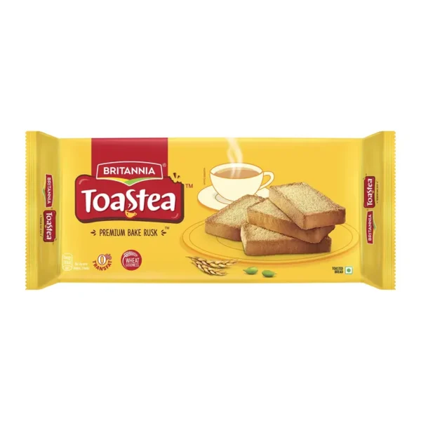 Britannia Toastea Premium Bake Rusk With Real Elaichi 400Gm